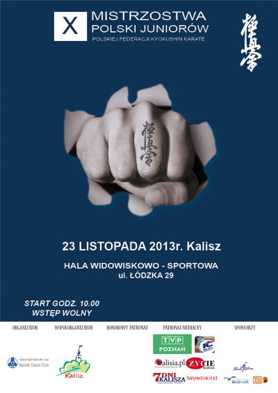 X Mistrzostwa Polski Juniorów Karate w Kaliszu