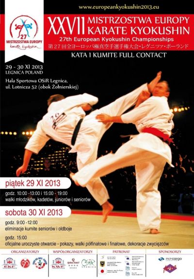 XXVII Mistrzostwa Europy Kyokushin Karate w Legnicy